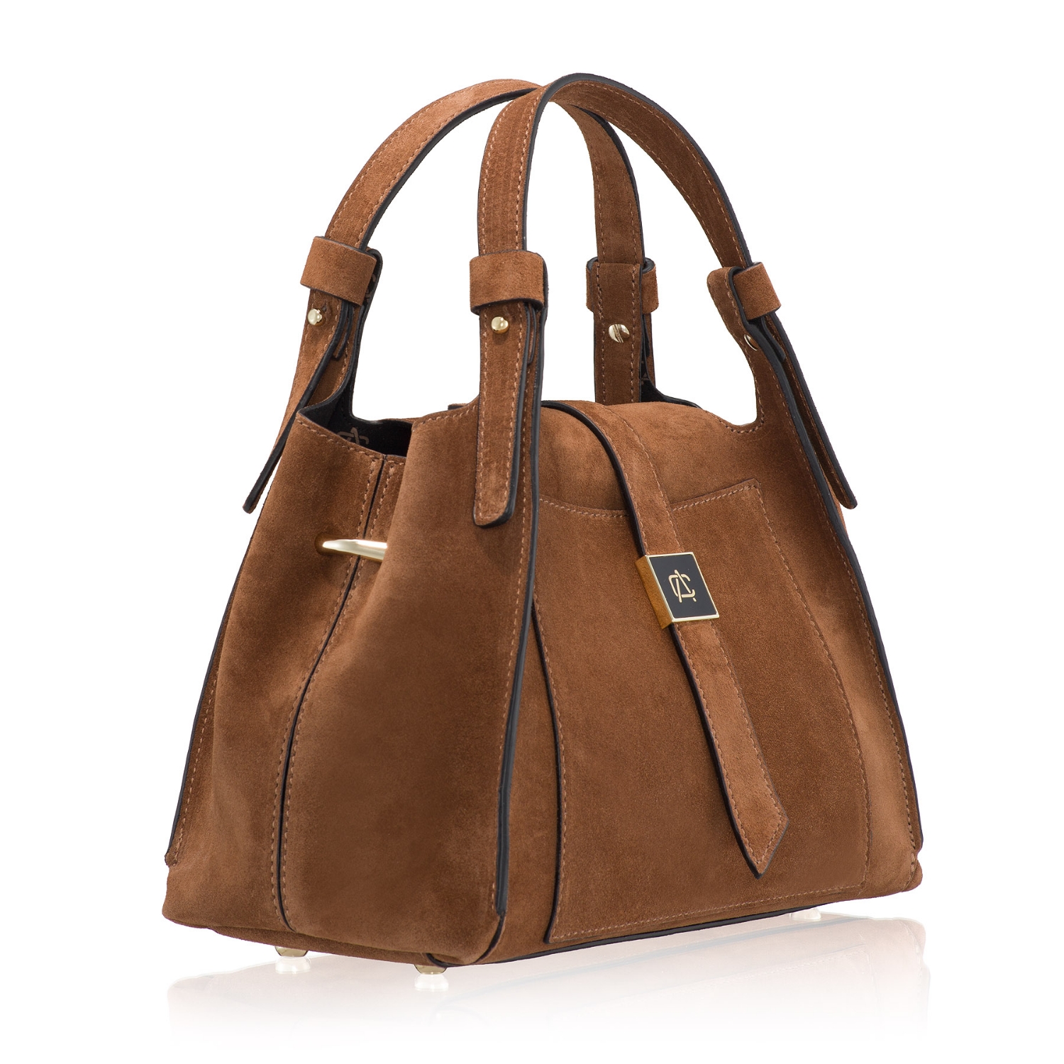 Imagine Geanta dama de Mana BLUMA 01 CROSTA COGNAC