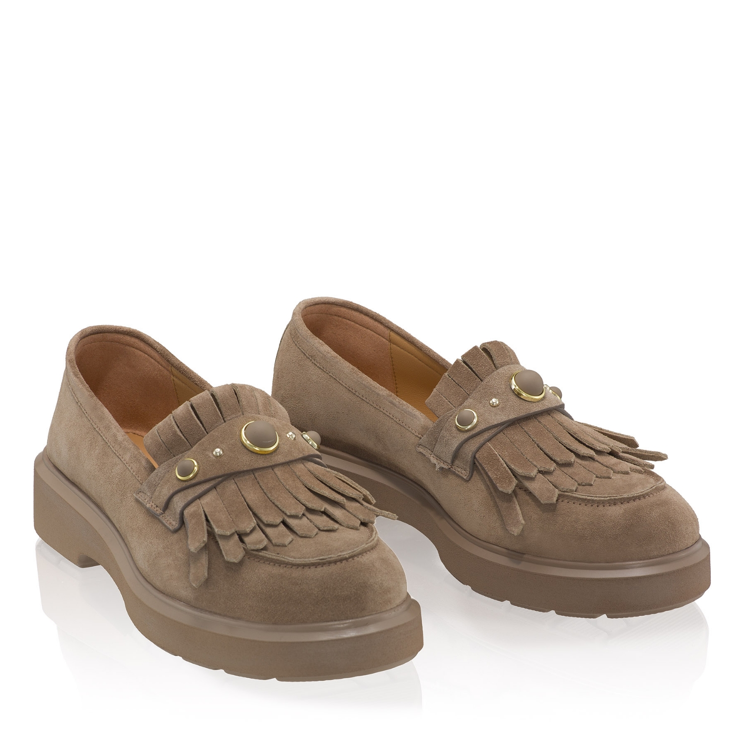 Imagine Pantofi Casual Dama 8542 Crosta Antilope