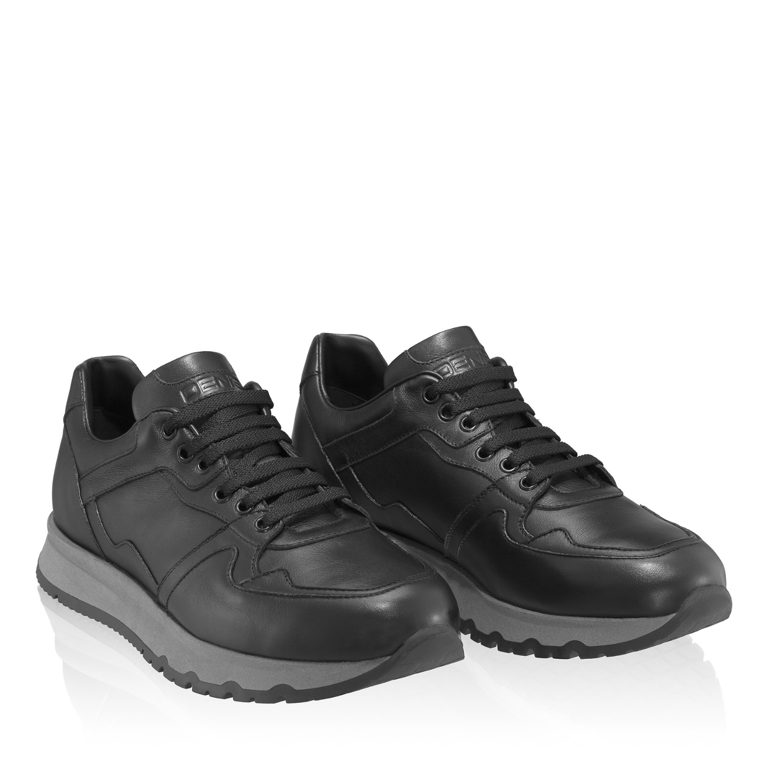 Imagine Pantofi Sport Barbati 9710 Vitello Negru